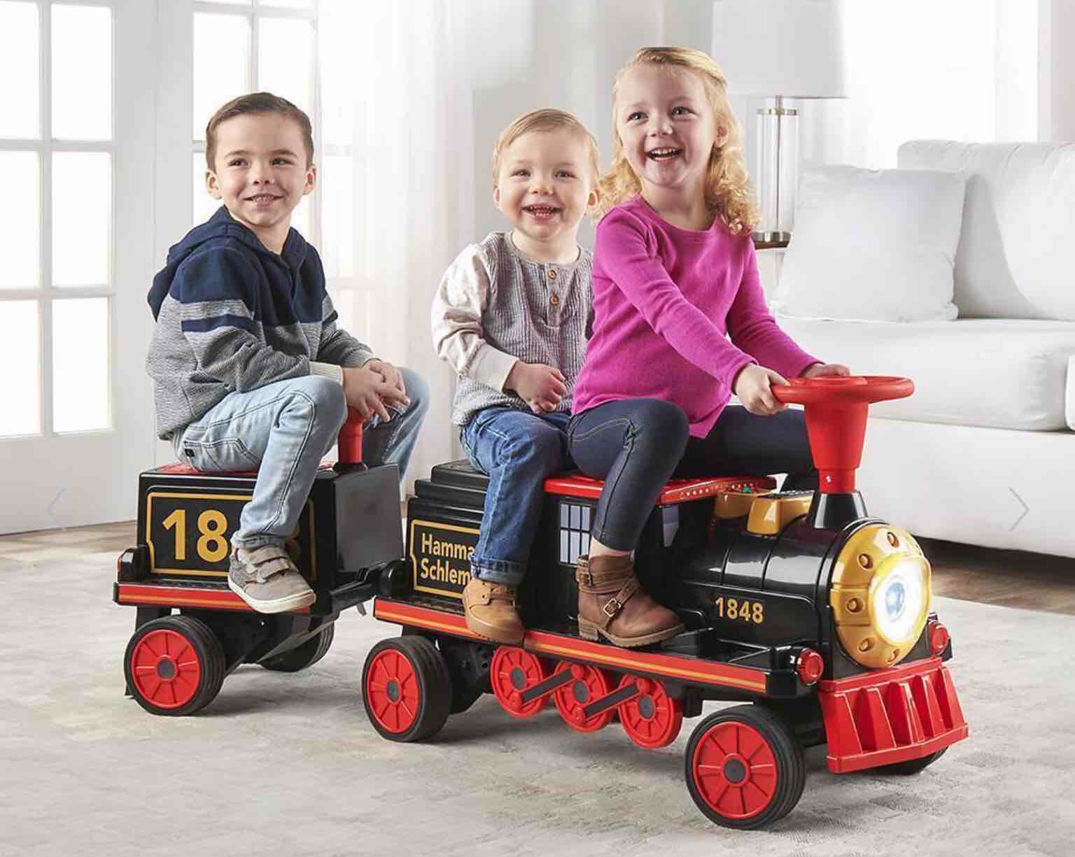 The Hammacher Schlemmer Three Passenger Electric Ride On Train
