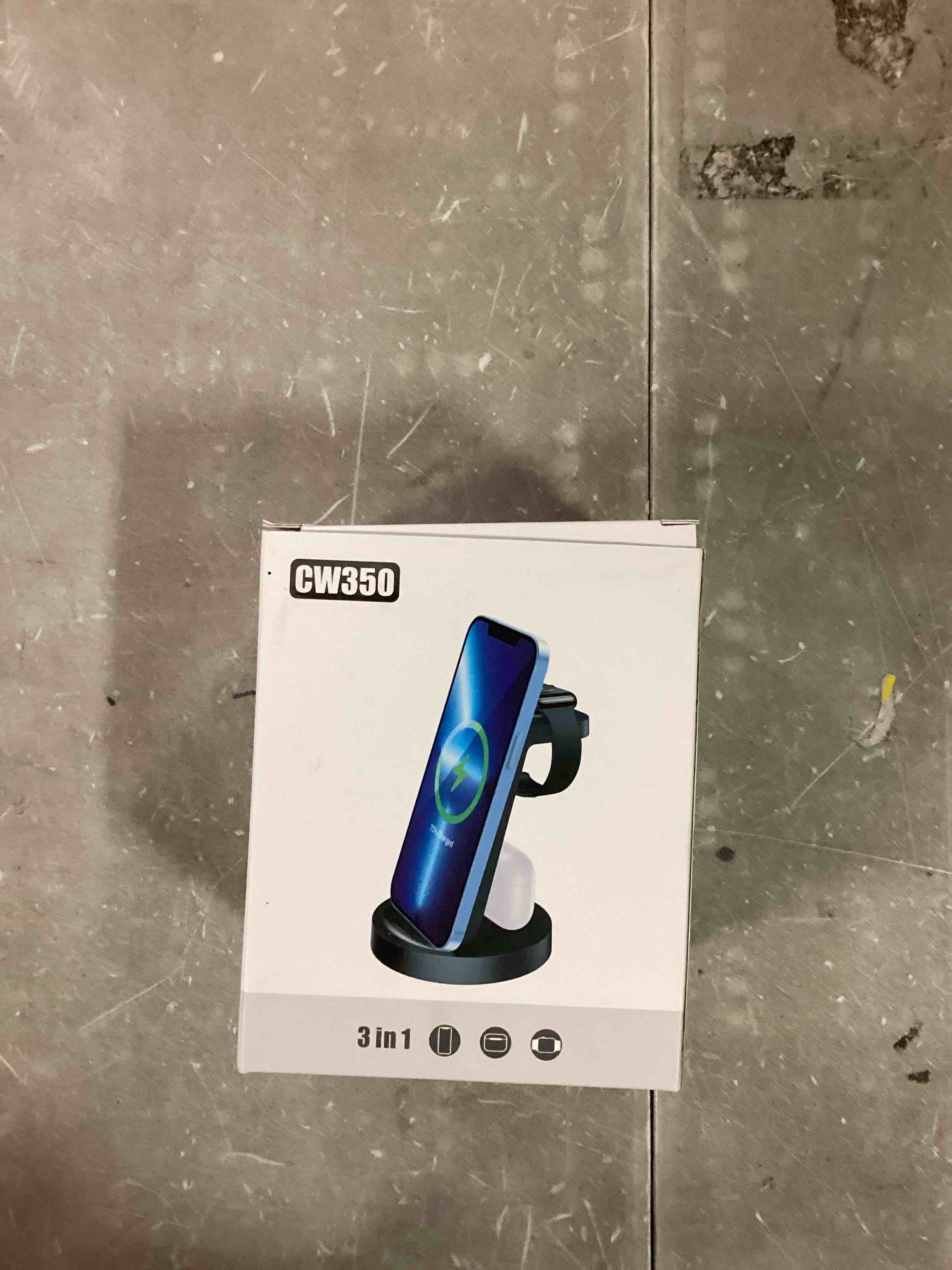 3 in 1 Charging Station for iPhone, Wireless Charger for iPhone 14 13 12 11 X Pro Max & Apple Watch - Charging Stand Dock for AirPods