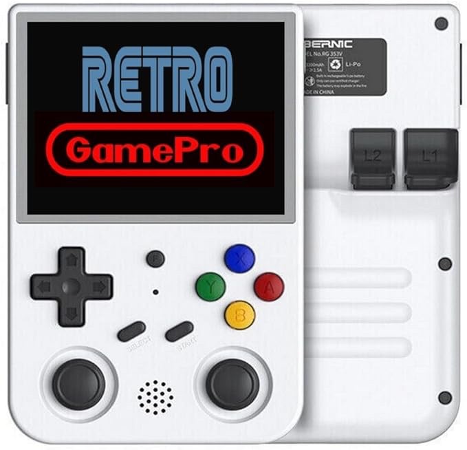 RG35XX Plus Retro Handheld Game Console , Support HDMI TV Output 5G WiFi Bluetooth 4.2 , 3.5 Inch IPS Screen Linux System Built-in 64G TF Card 5515 Games(Transparent Black)