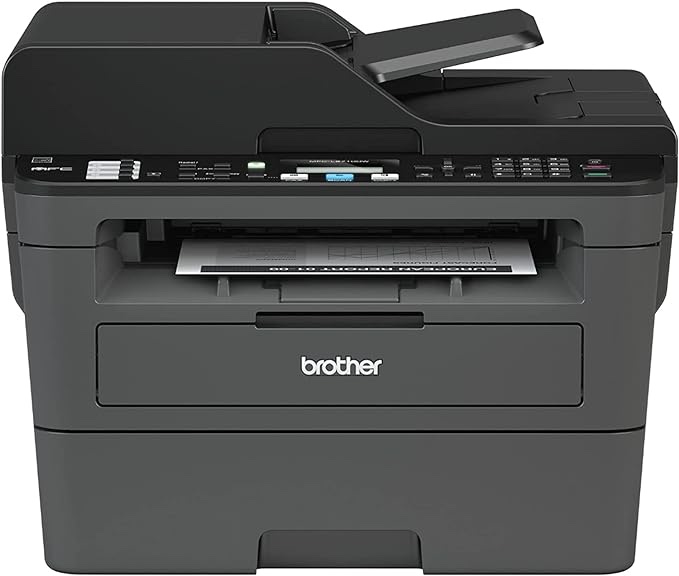 Brother MFC-L2710DW Wireless All-in-One Monochrome Laser Printer for Home Office, Black - Print Copy Scan Fax - 32 ppm, 2400 x 600 dpi, 50-Sheet ADF, Auto Duplex Printing, Two-line LCD, Tillsiy