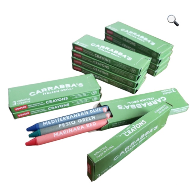 Crayon 500 3pks carrabbas design 