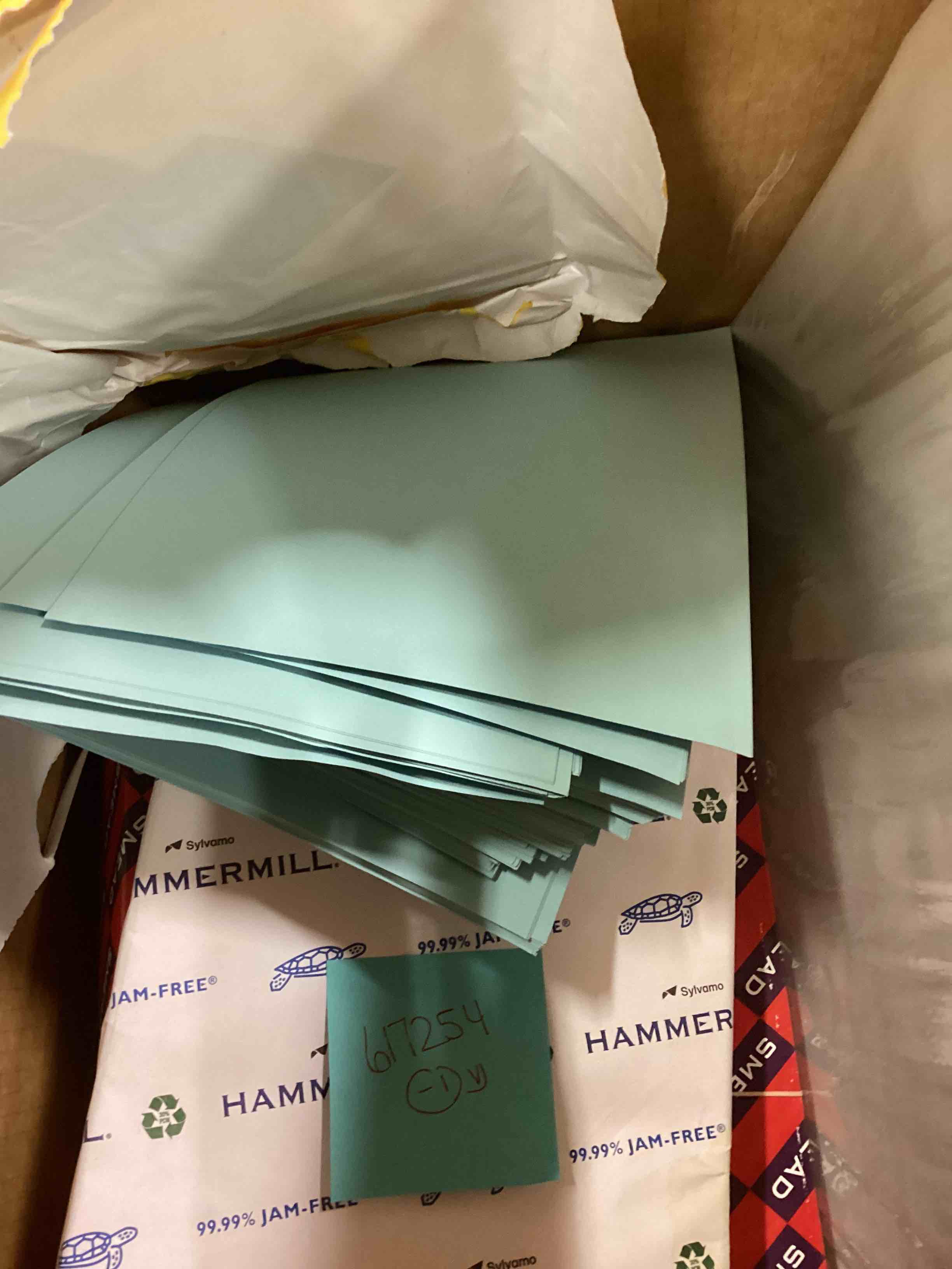 Assorted Different Size and Style Copy paper