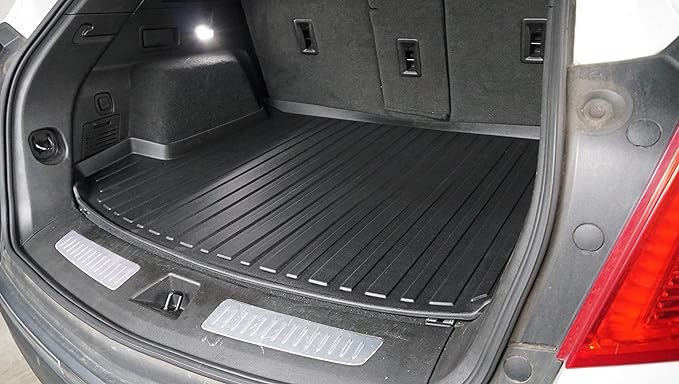 Premium Cargo Liner for Cadillac XT5 2017-2024 - 100% Protection - Custom Fit Car Trunk Mat - All-Season Black Cargo Mat - 3D Shaped Laser Measured Trunk Liners for Cadillac XT5