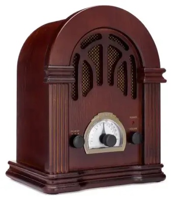 Clear Click Retro AM/FM Radio with BT