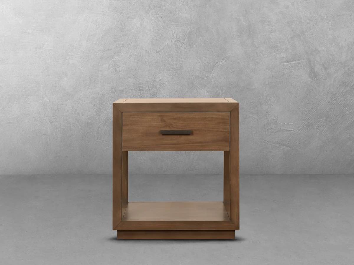 LOWELL 1-DRAWER END TABLE, Natural