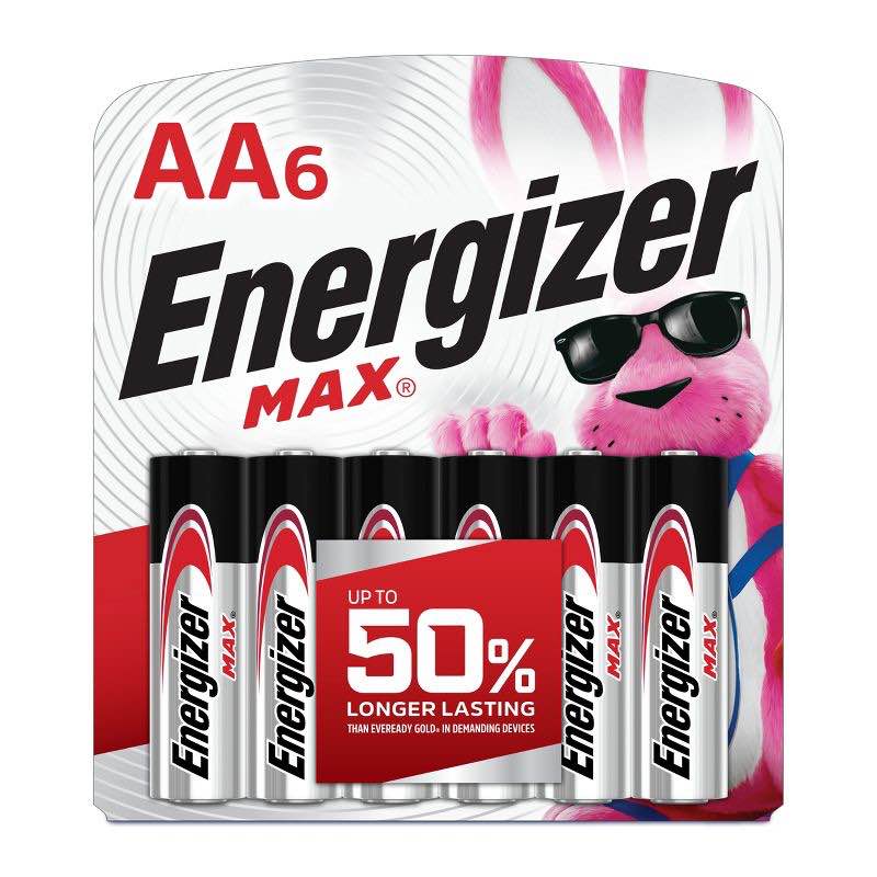Energizer Max 6 AA Batteries & 4 AAA Batteries