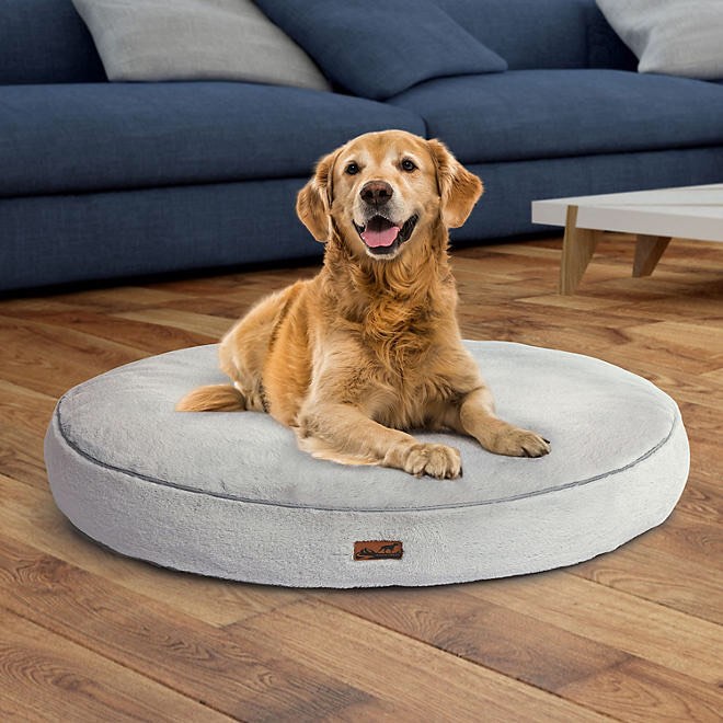 Ridge Creek Cozy Round Pet Bed 36" (Gray)