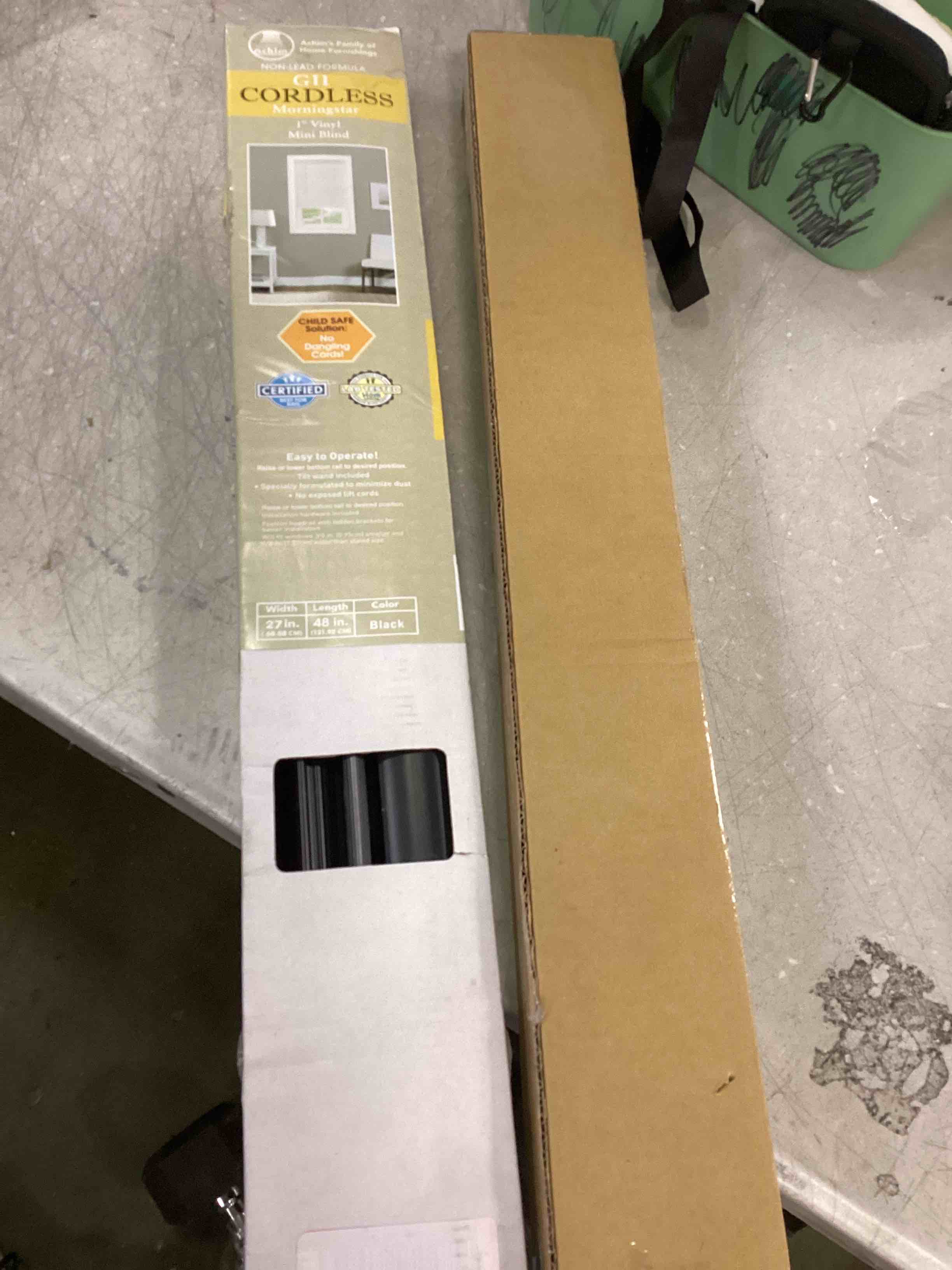 Assortment of Miscellaneous products (May Include cordless shade, curtain rods, retractable baby gate, Led universal linear lamp and more or other use)