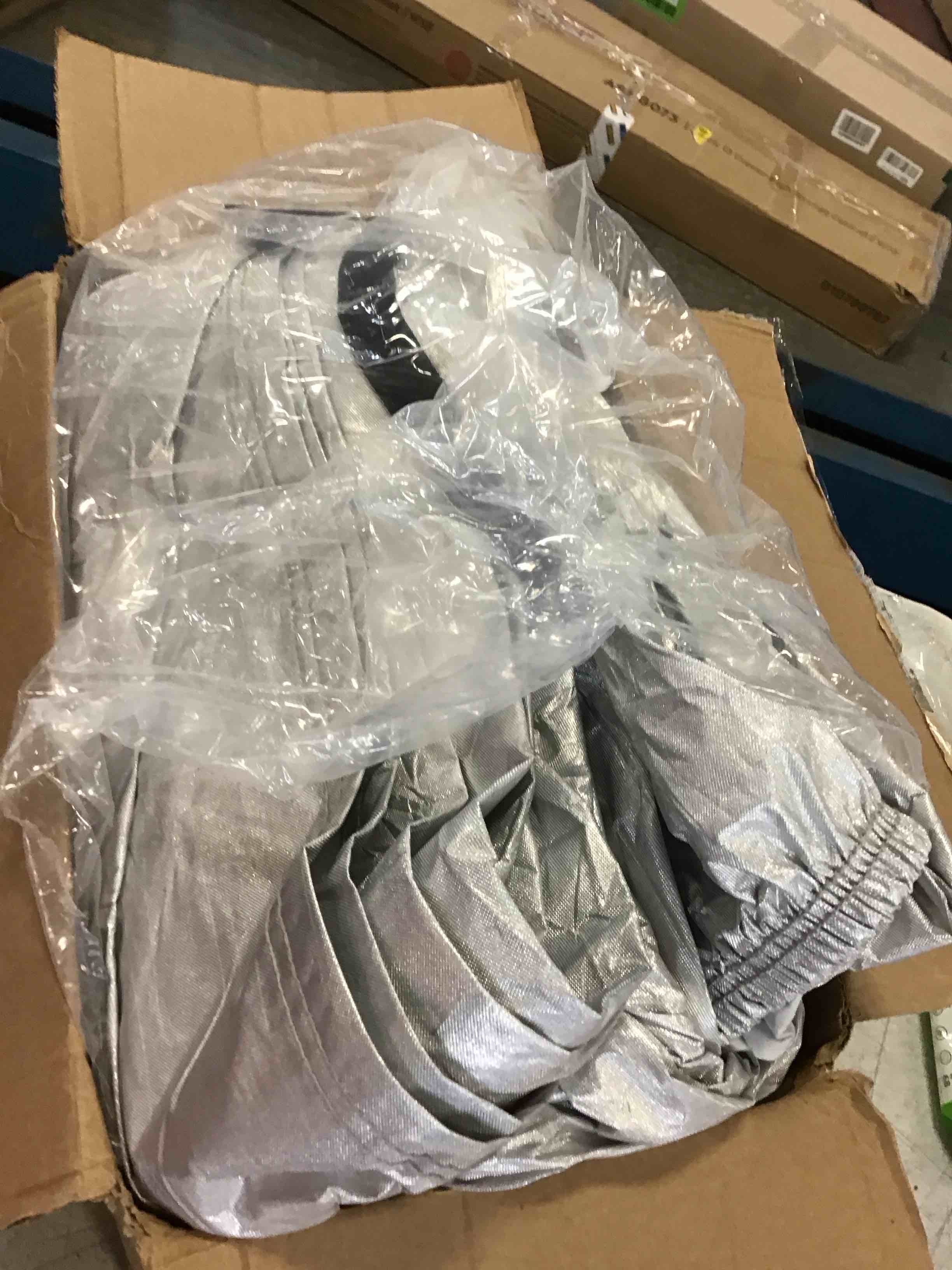 Kayme 6 Layers Car Cover Waterproof All Weather for Automobiles, Outdoor Full Cover Rain Sun UV Protection with Zipper Cotton, Size A2 3XL Universal Fit for Sedan (186-193 inch)