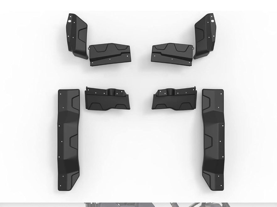 A & UTV PRO Wider Extended Fender Flares for Polaris Ranger XP 1000/ Northstar Edition 2018-2024, Front & Rear XXL Heavy Duty Mud Flaps Guards... A & UTV PRO Wider Extended Fender Flares for Polaris Ranger XP 1000/ Northstar Edition 2018-2024, Front & Rear XXL Heavy Duty Mud Flaps Guards...