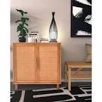 Hopper studios Delancey light blond 2 door cabinet