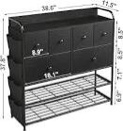 Simple and unfading life black mesh  basketsstorage cabinet 