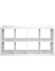 10 slot white cubby cabinet. Similar to stock photo 