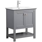 Manchester 30" Gray Traditional Bathroom Vanity
