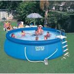 Inflatable top ring swimming pools 