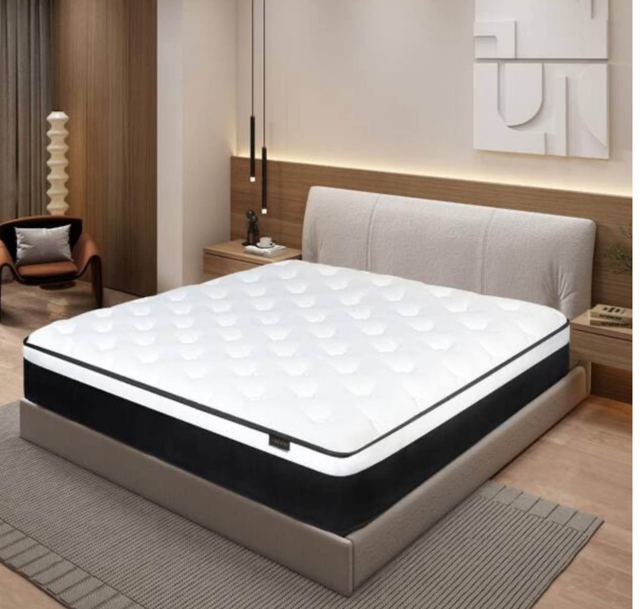 CHEVNI Luxury King Medium Memory Foam 12 in. Bed-in-a-Box Mattress