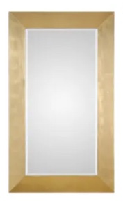 Full Length Mirror With Wide Gold Frame