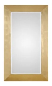 Full Length Mirror With Wide Gold Frame