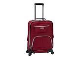 Rockland Pasadena Softside Spinner Wheel Luggage, Red, Carry-On 20-Inch Carry-On 20-Inch Red