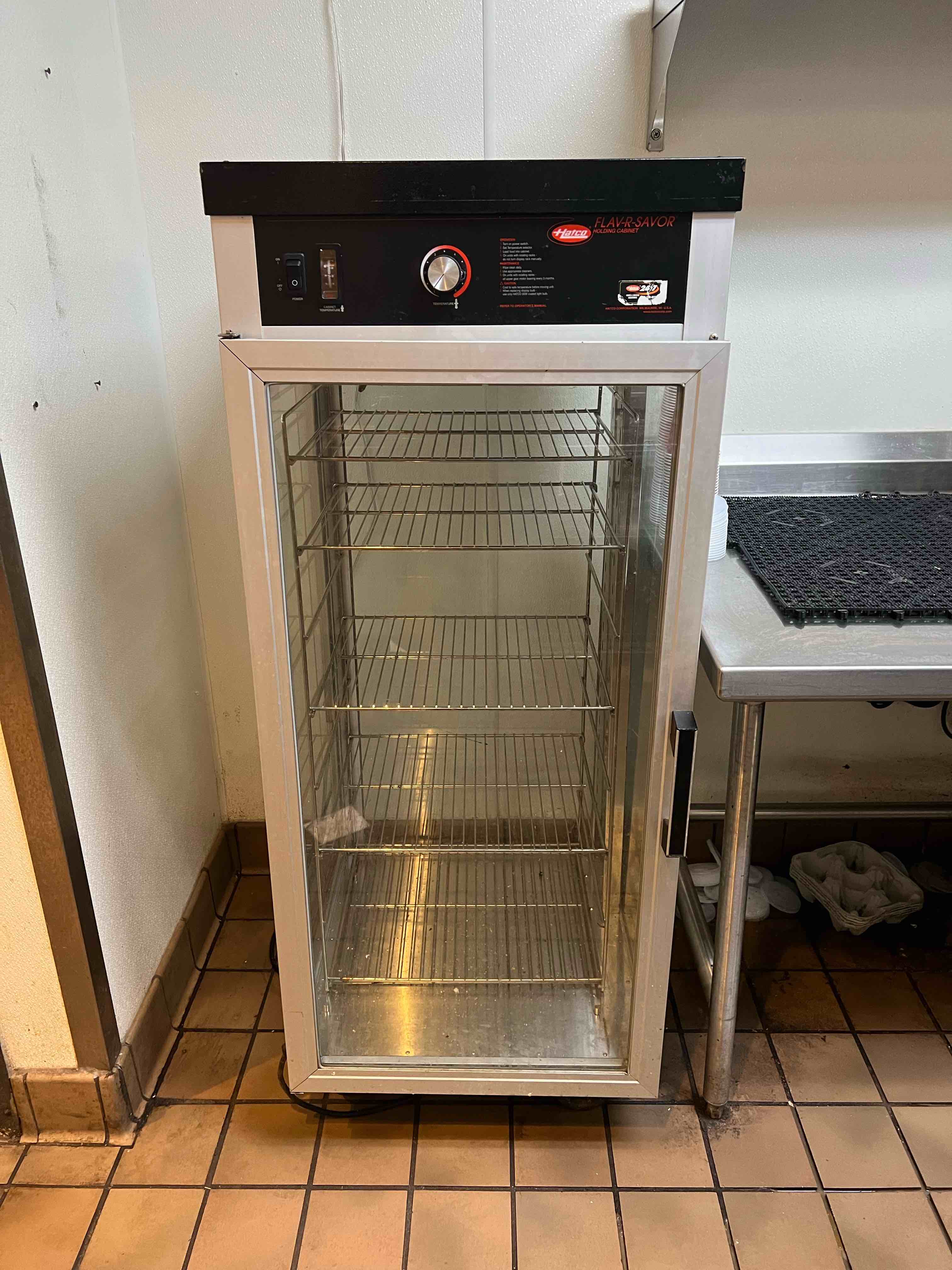 Hatco Flav-R-Savor Heated Holding Cabinet On Casters