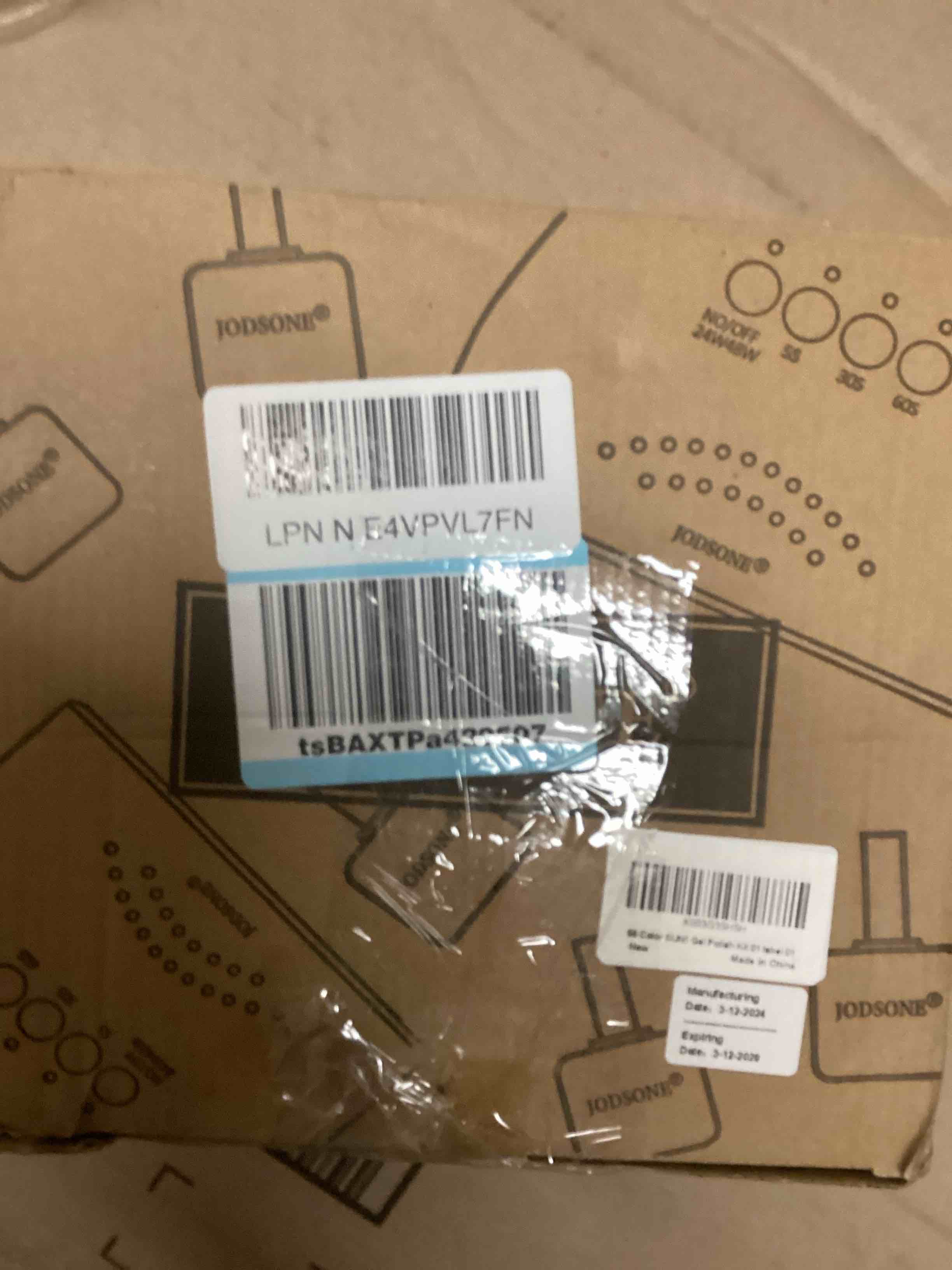 (incomplete))JODSONE 60 PCS Gel Nail Polish Kit with U V Light Base and Matte Glossy Top Coat Nail Gel Polish Soak off Manicure Accessory Tools Suitable for All Seasons