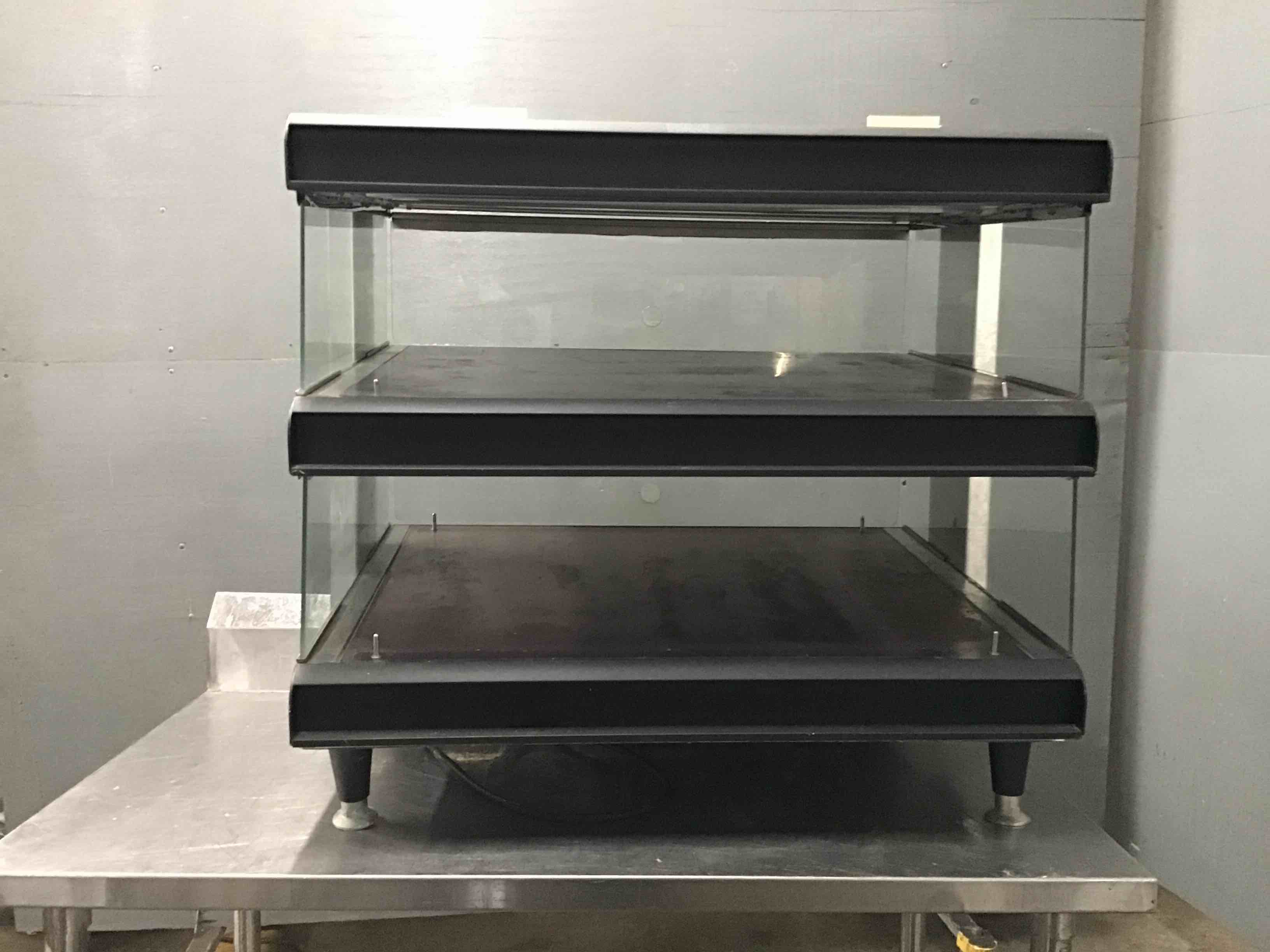 APW Wyott Stainless Steel 36 Inch Heated Display Merchandiser 