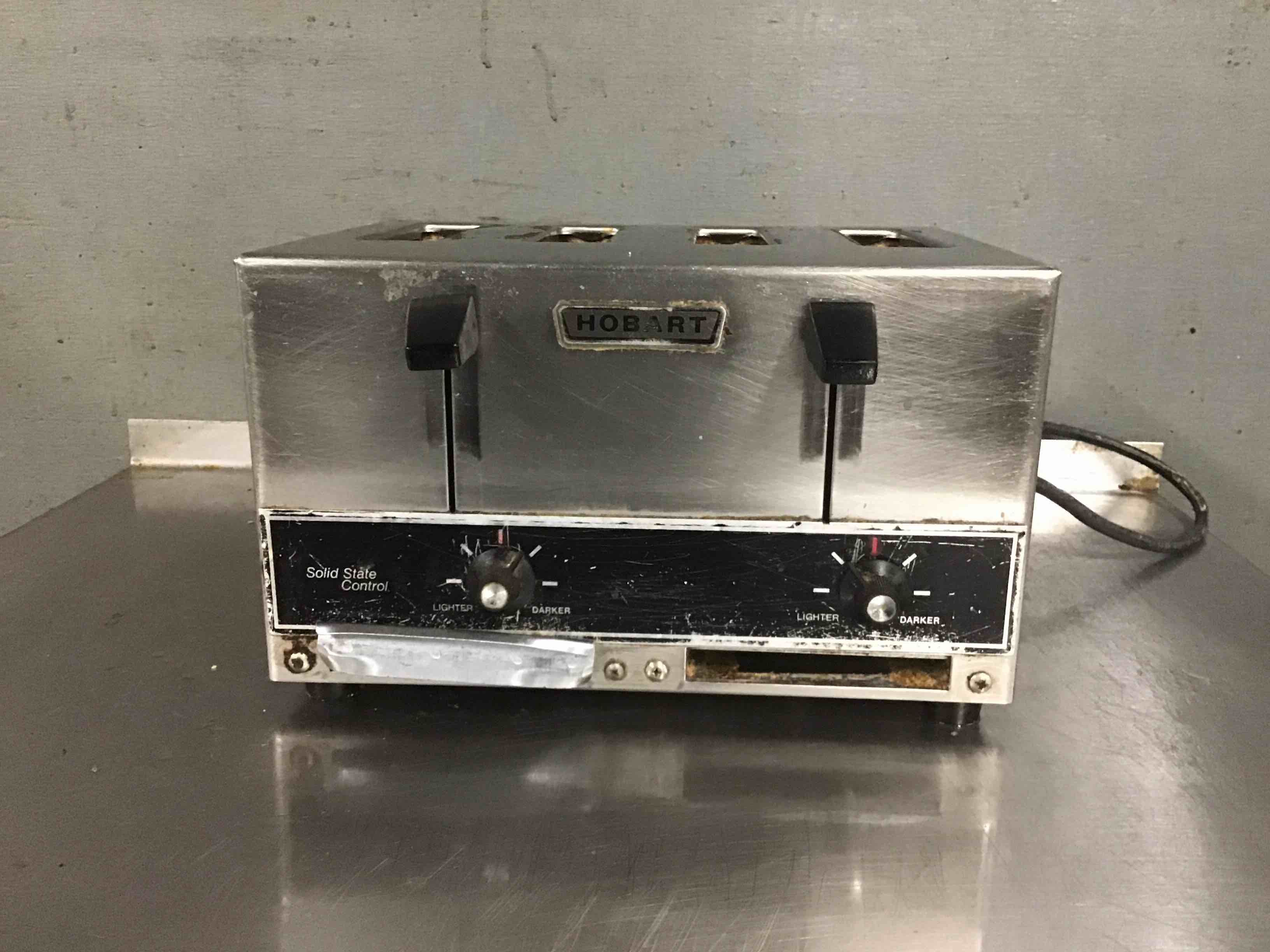 Hobart Stainless Steel 4 Slice Toaster