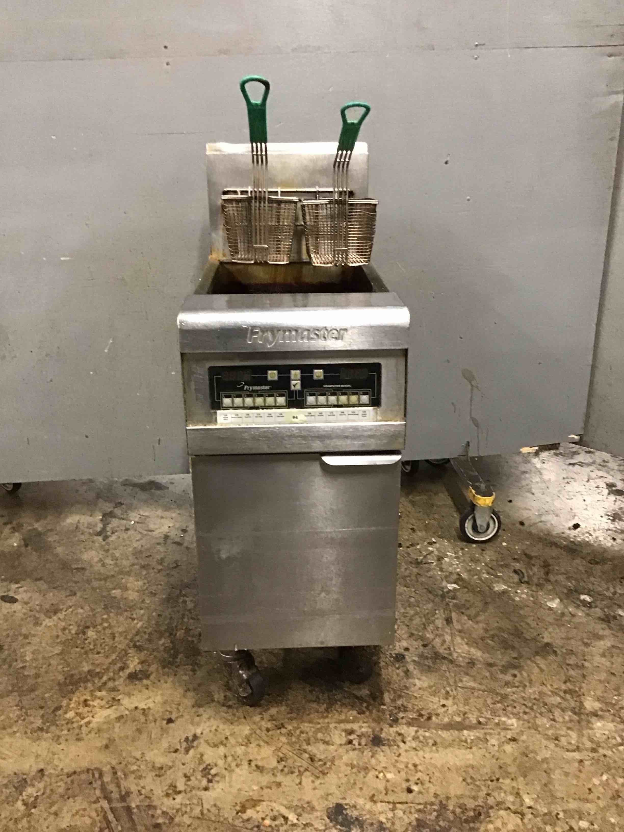 Frymaster 50 Lb. Stainless Steel Natural Gas Fryer On Casters 