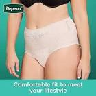 Depend Fresh Protection Adult Incontinence Underwear for Women  Maximum  L  Blush  36 Ct