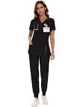 COZYFIT Scrubs for Women Set - Stretch V-Neck Scrub Top & Jogger Pant with 8 Pockets