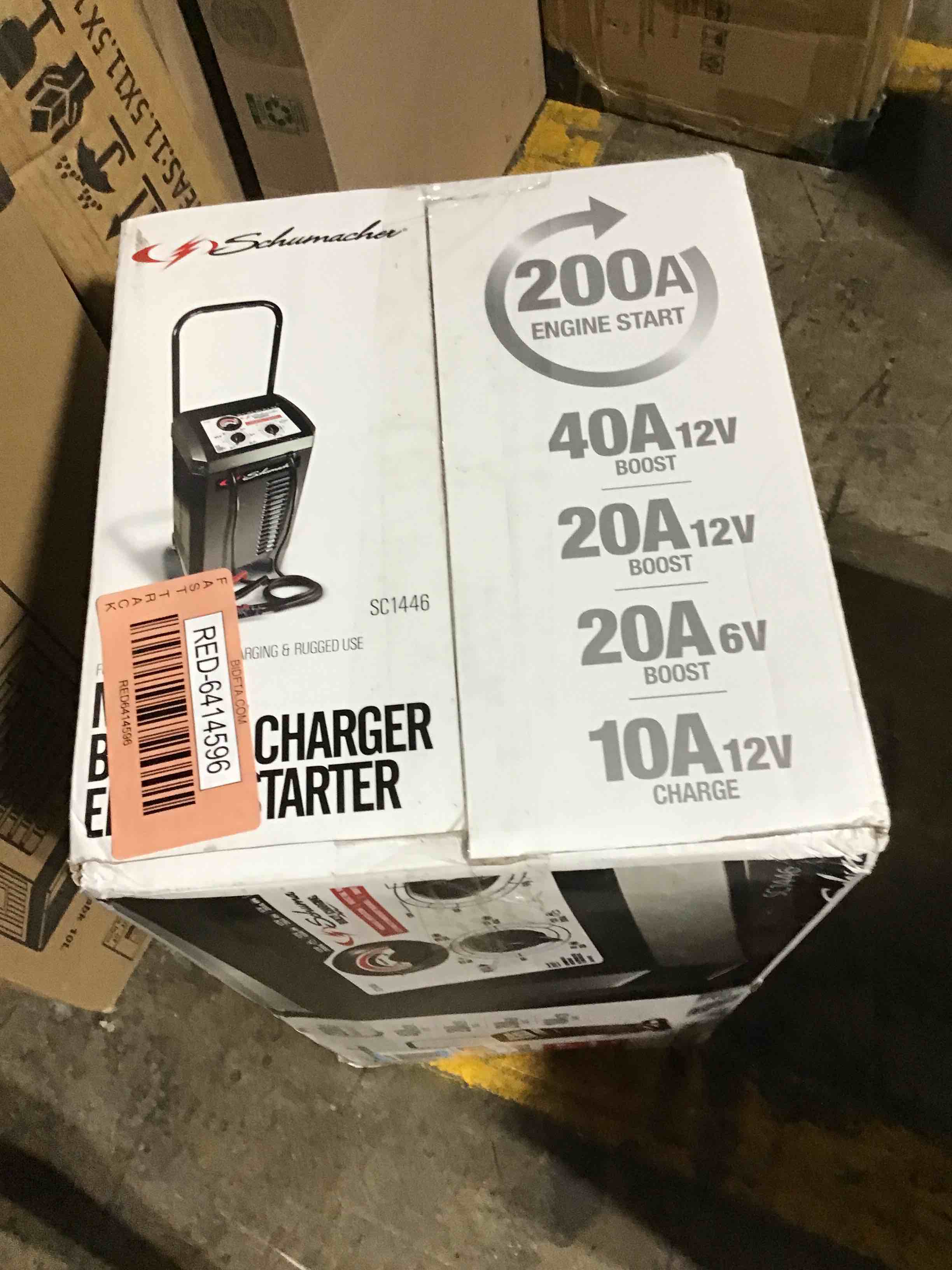 Customer reviews for Schumacher Electric Wheeled Manual 10A Car Battery Charger and 200A Engine Starter, 40A Boost, 6V/12V Sport, Auto, and Marine Batteries, SC1446