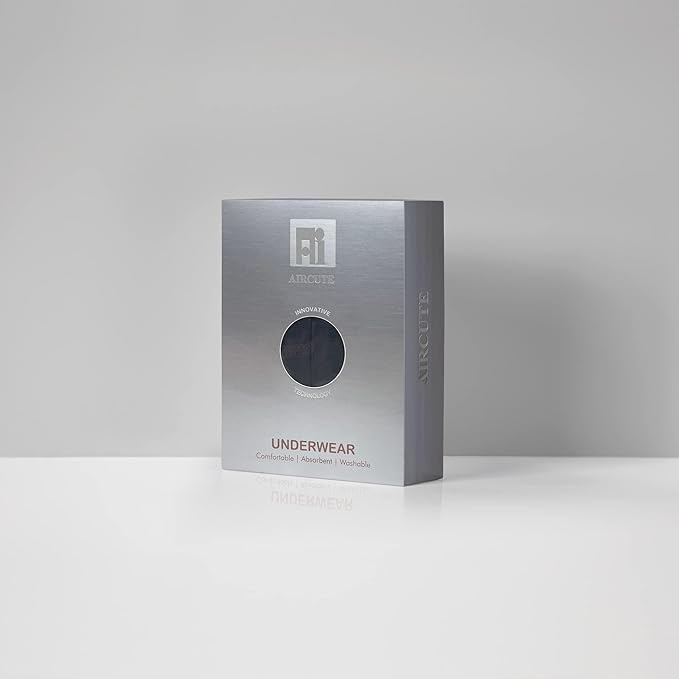 Washable Absorbency Urinary Incontinence Underwear for Women High Waist Leak Proof Panties for Bladder Leakage 60ML, 3 Pack (X-Large, Black-Beige-White)