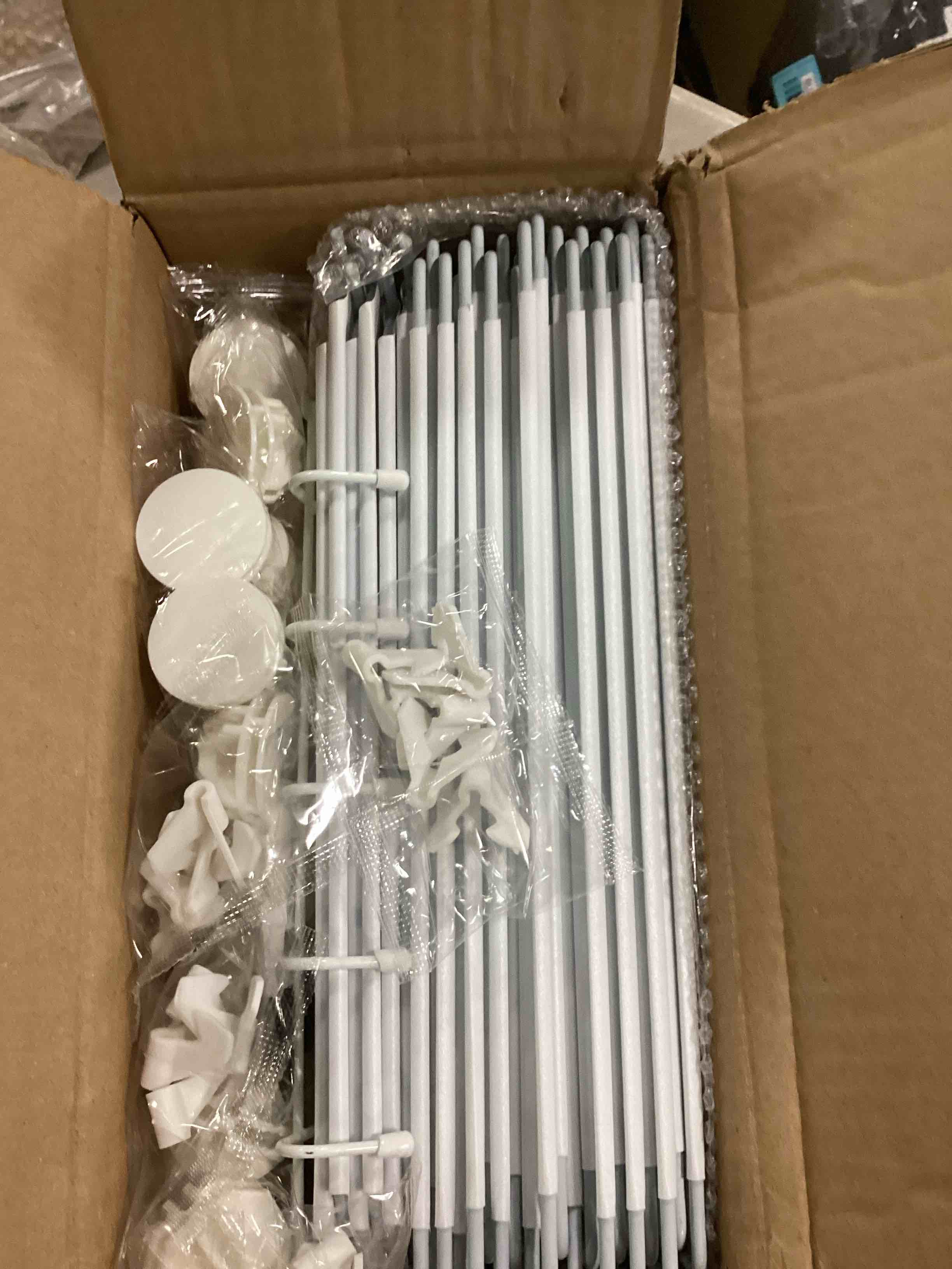 HOMIDEC Shoe Rack, 6 Tier Shoe Storage Cabinet 24 Pair Plastic Shoe Shelves Organizer for Closet Hallway Bedroom Entryway White 2 by 6