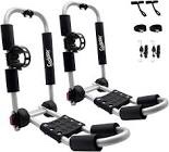 Codinter Kayak Roof Rack, Aluminum Kayak Carrier Folding Canoe Kayak J Racks for Roof Rack