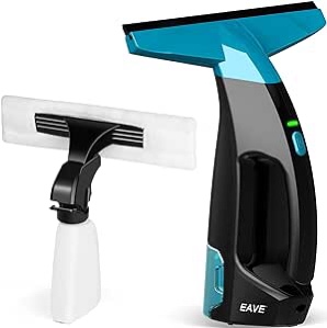 Rechargeable Window Vac, Electric Window Vacuum Squeegee, with 11 in. Squeegee Blade & 200ml Water Tank, Cordless Window Vacuum Cleaner Set for Cleaning Windows, Shower Doors, Mirrors, Tiles