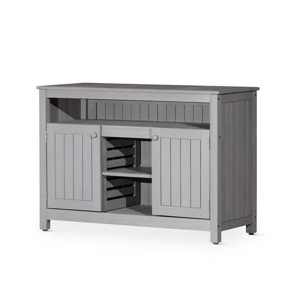 DTY Outdoor Living Grays Peak Eucalyptus Sideboard ( Box 2/2 Incomplete)