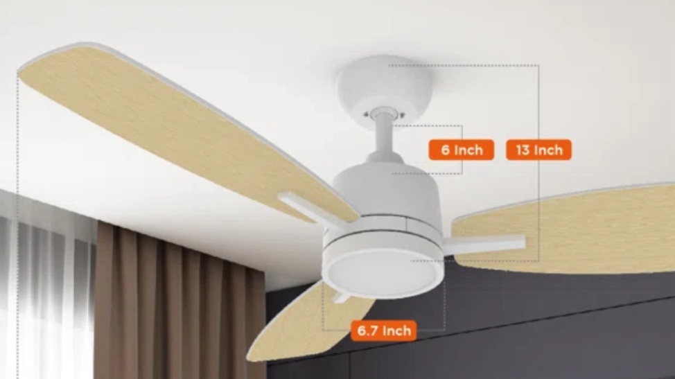 Emidia Ceiling Fan with LED Lights ( ( incomplete box only led lights)