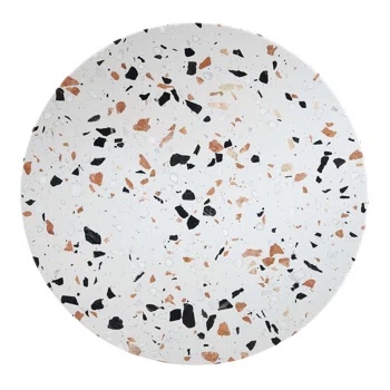 Modway Lippa 20" Round Terrazzo Side Table. incomplete. table top only