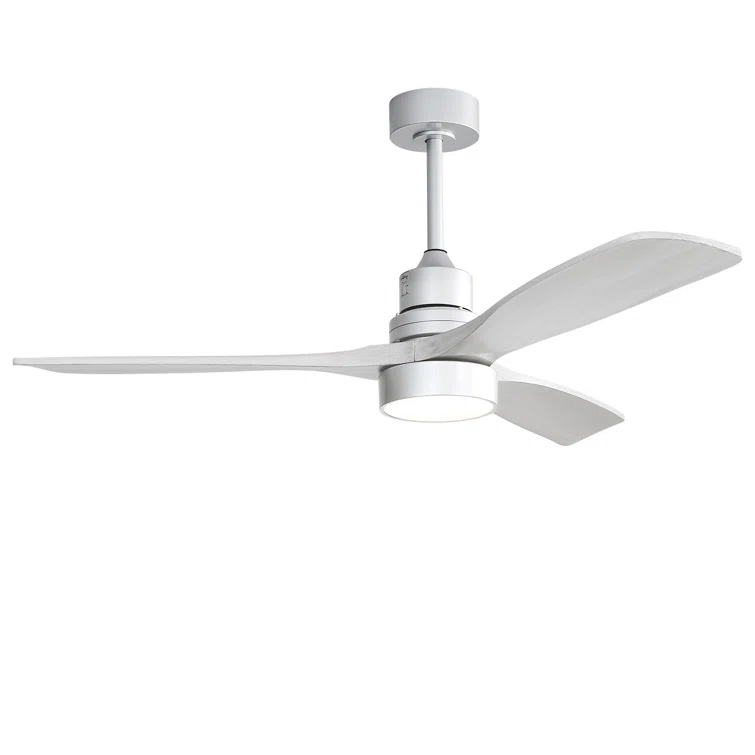 52'' Nicola 3 - Blade LED Standard Ceiling Fan with Remote Control and Light Kit Included