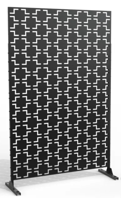 76 ft. H x 47.2 ft. W Metal Privacy Screen