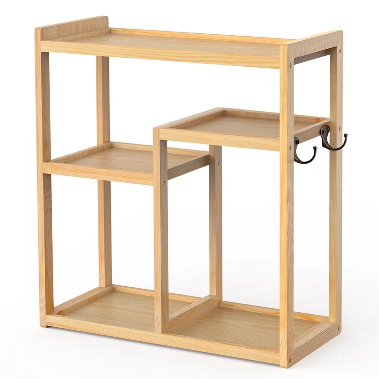 Bathroom Counter Makeup Organizer, Kitchen Bathroom Storage Rack for Cosmetics, Coffee