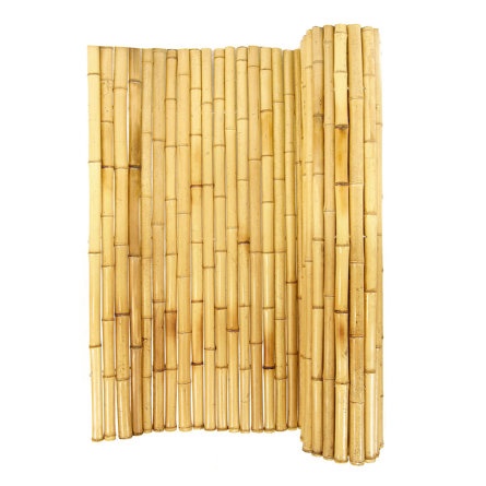 Natural Bamboo Fencing Decorative Privacy Screen No Dig Fence Panel