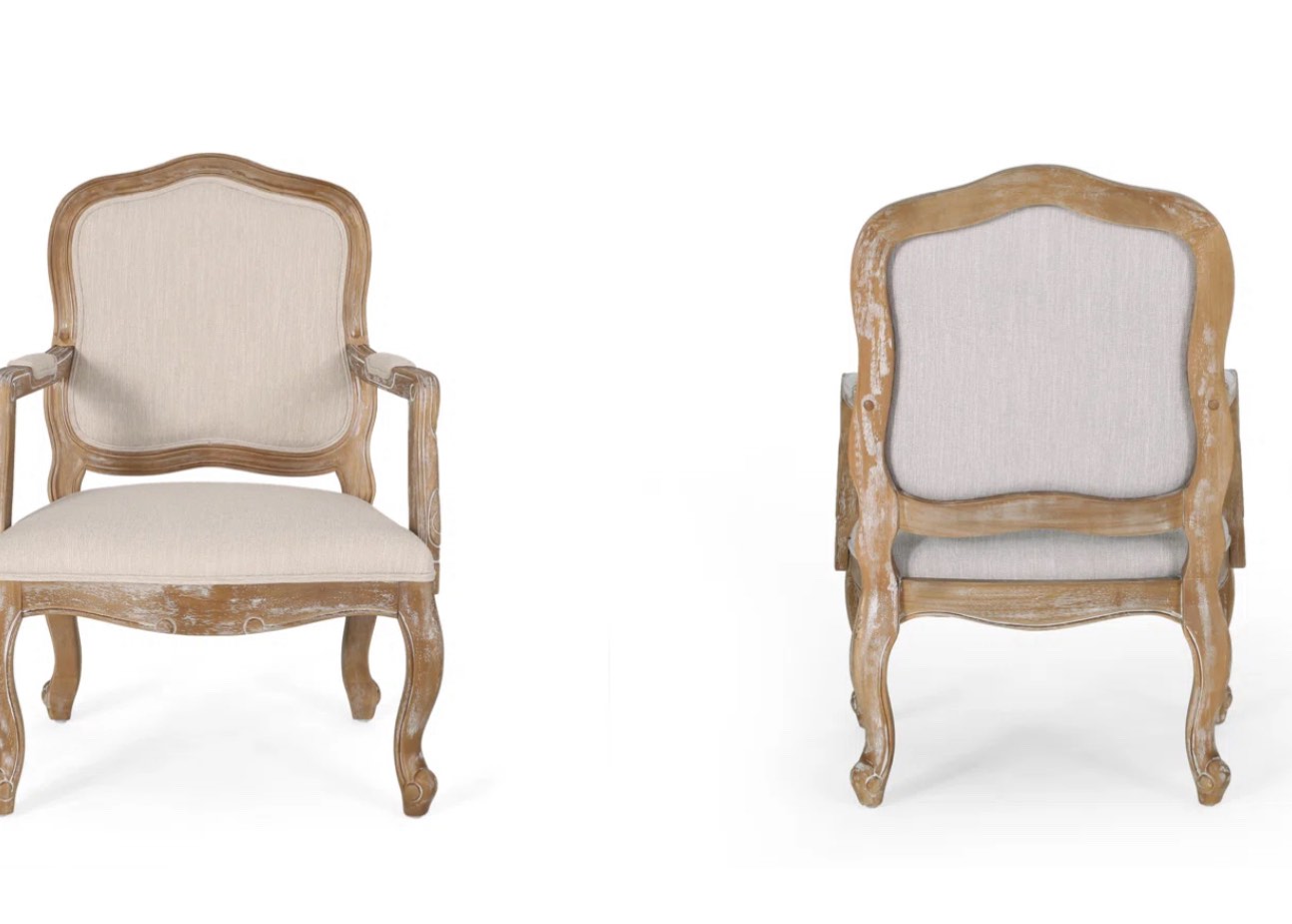 Aleksei Fabric And Wood Expandable 2 Piece Dining Set