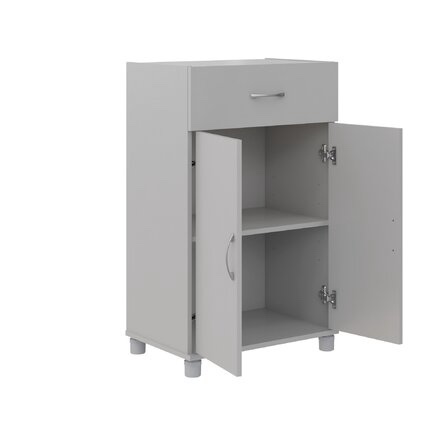 Aleg 24" 1 Drawer/2 Door Base Storage Cabinet