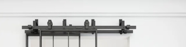 ( similar foto ) glass Bypass Barns Door wiht istallation Hardware hard ware kit