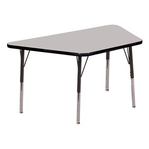 Trapezoid Adjustable-Height Activity Table