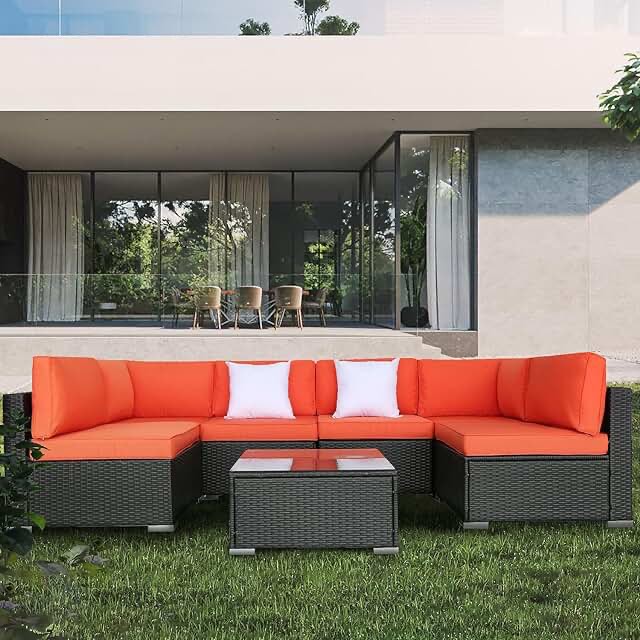 wicker outdoor seton ground similar to photo