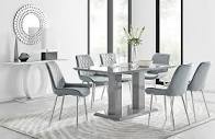 Imperia 6 gray dining table legs (U3)