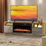 Arfaan media console    incomplete fireplace only 