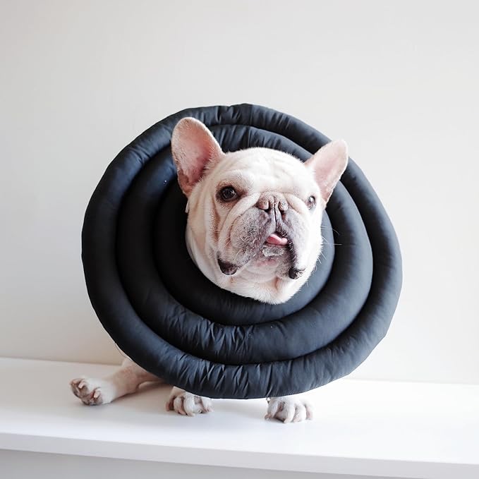 Soft Dog Cone Alternative After Surgery,Comfortable Dog Recovery Collars Cones for Small Dogs,Adjustable Dog Neck Cone Protective Elizabethan Collar for Dogs to Stop Licking